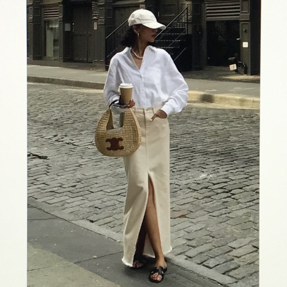 Still Here Panama jean skirt 26 - Picture 8 of 16